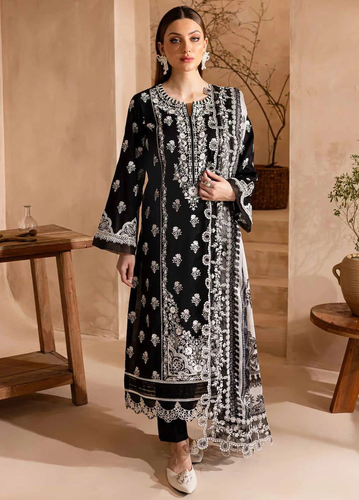 Koyal by Nureh Embroidered Lawn Suit Unstitched 3 Piece NU24K NE-94 - Summer Collection