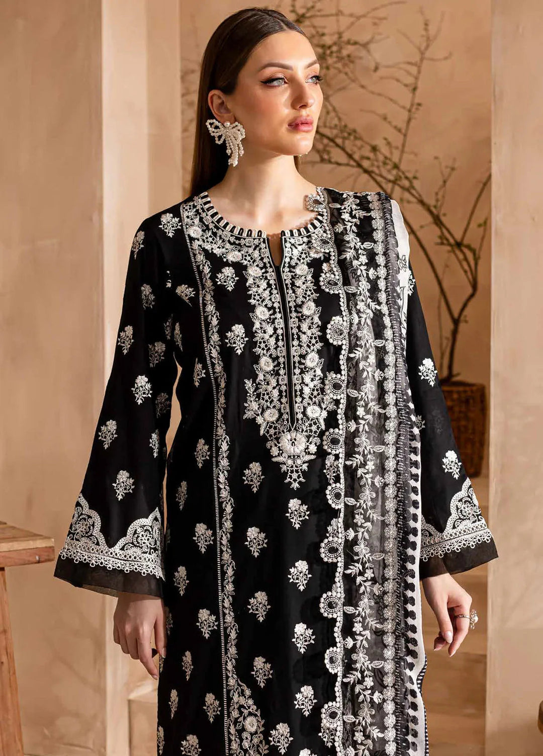 Koyal by Nureh Embroidered Lawn Suit Unstitched 3 Piece NU24K NE-94 - Summer Collection