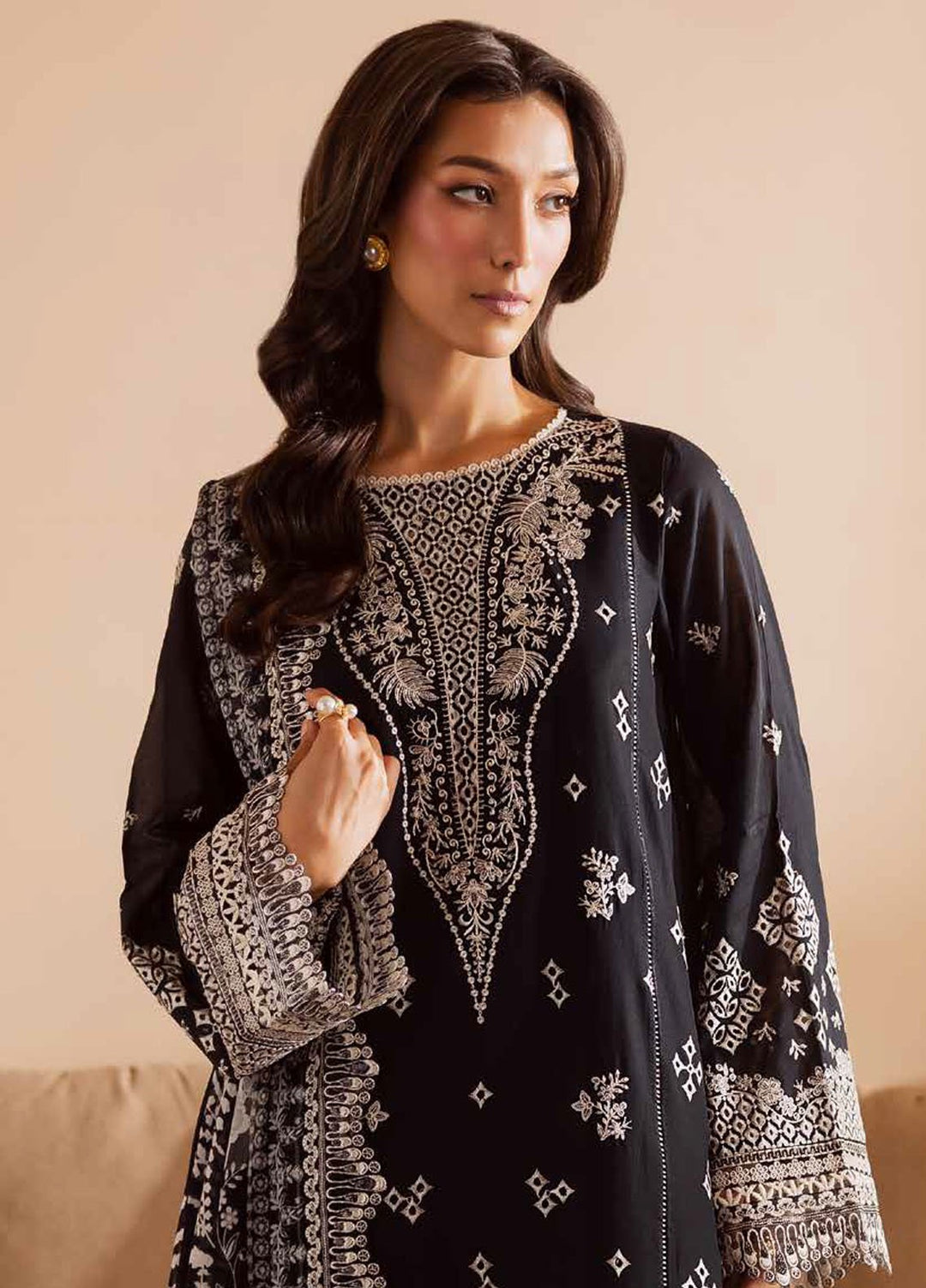 Koyal by Nureh Embroidered Lawn Suits Unstitched 3 Piece NU25KL NE-167 - Summer Collection