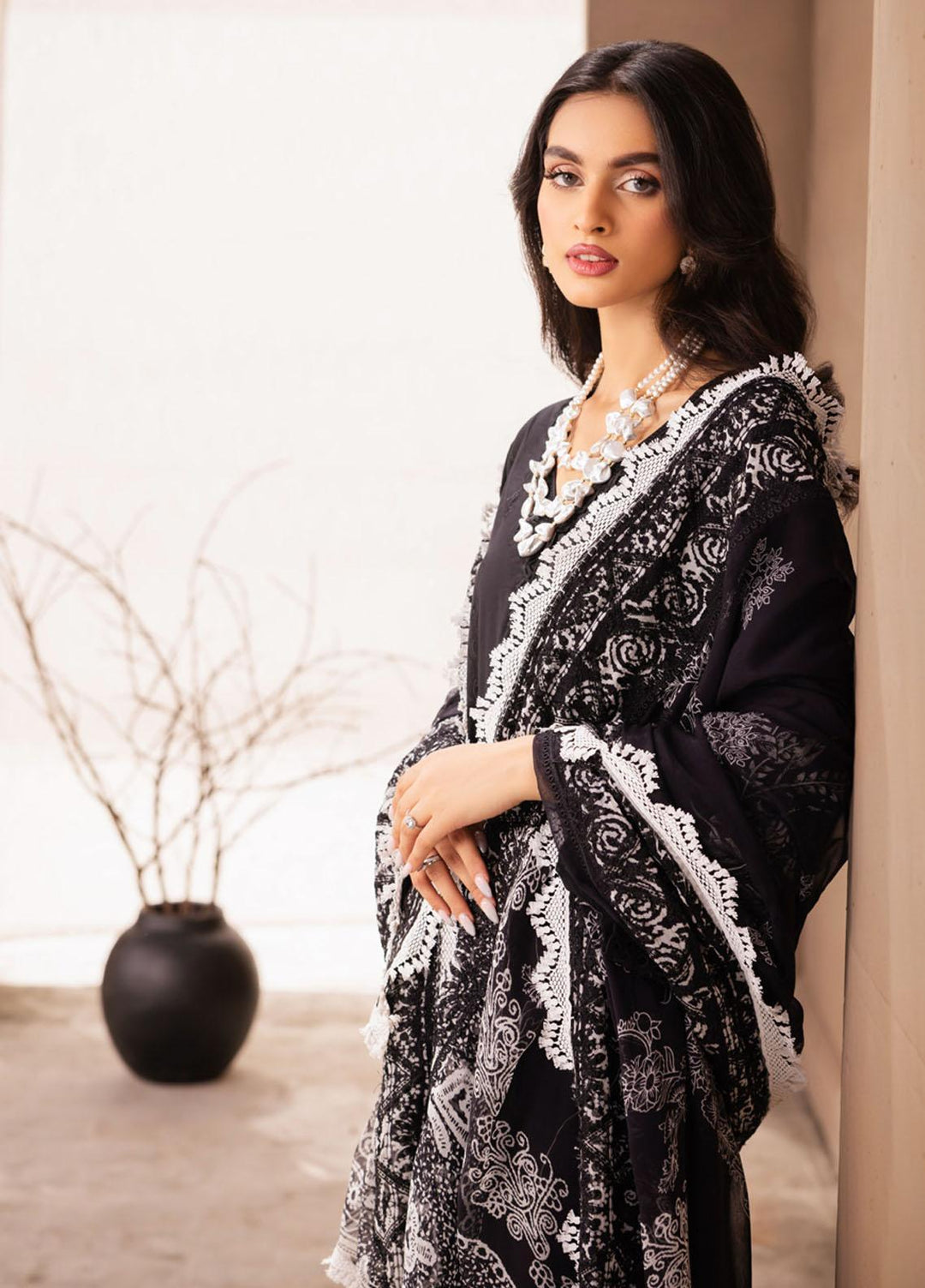 Koyal By Nureh Embroidered Lawn Suits Unstitched 3 Piece NU23KM B 03 - Summer Collection