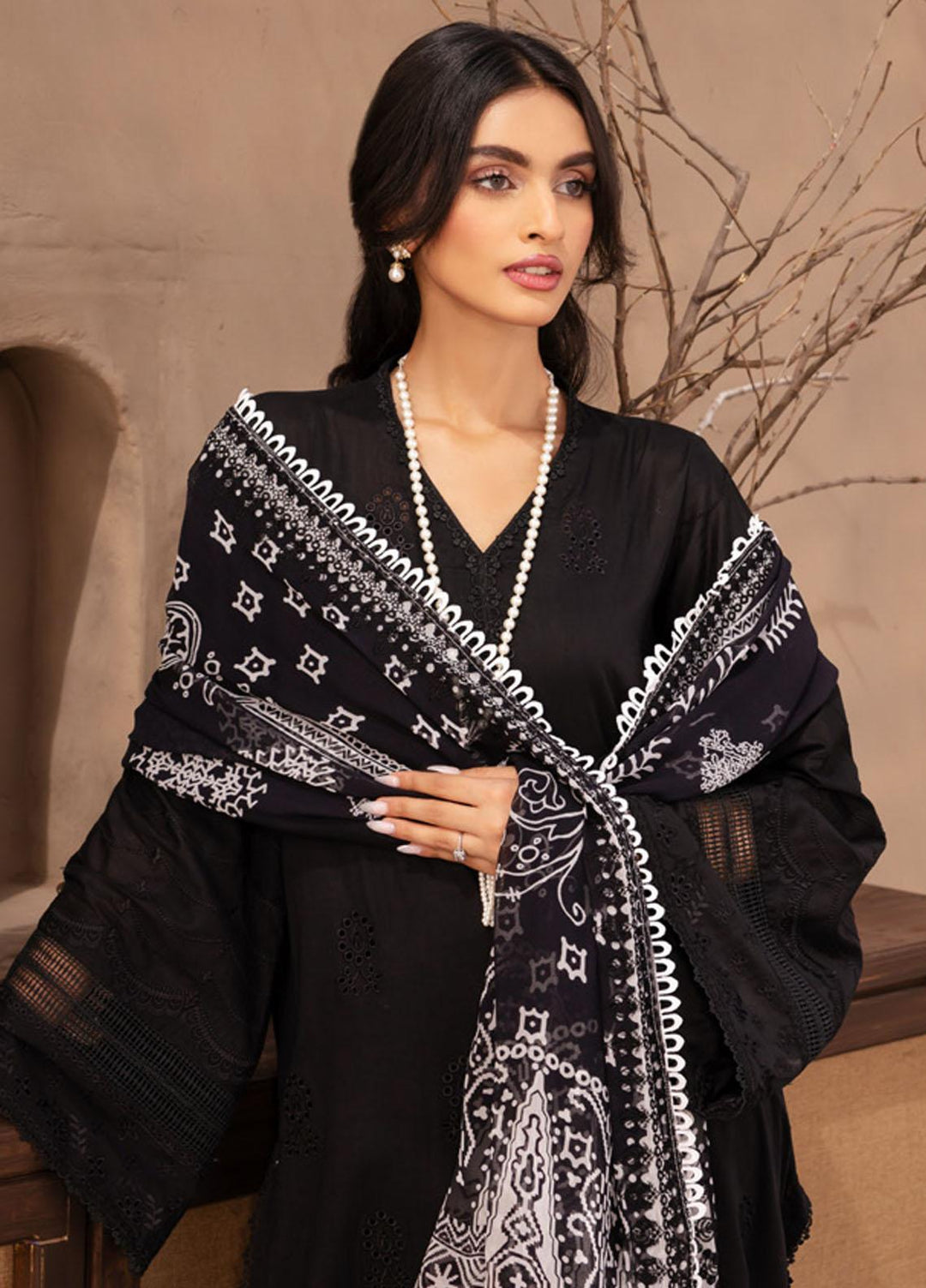 Koyal By Nureh Embroidered Lawn Suits Unstitched 3 Piece NU23KM B 04 - Summer Collection