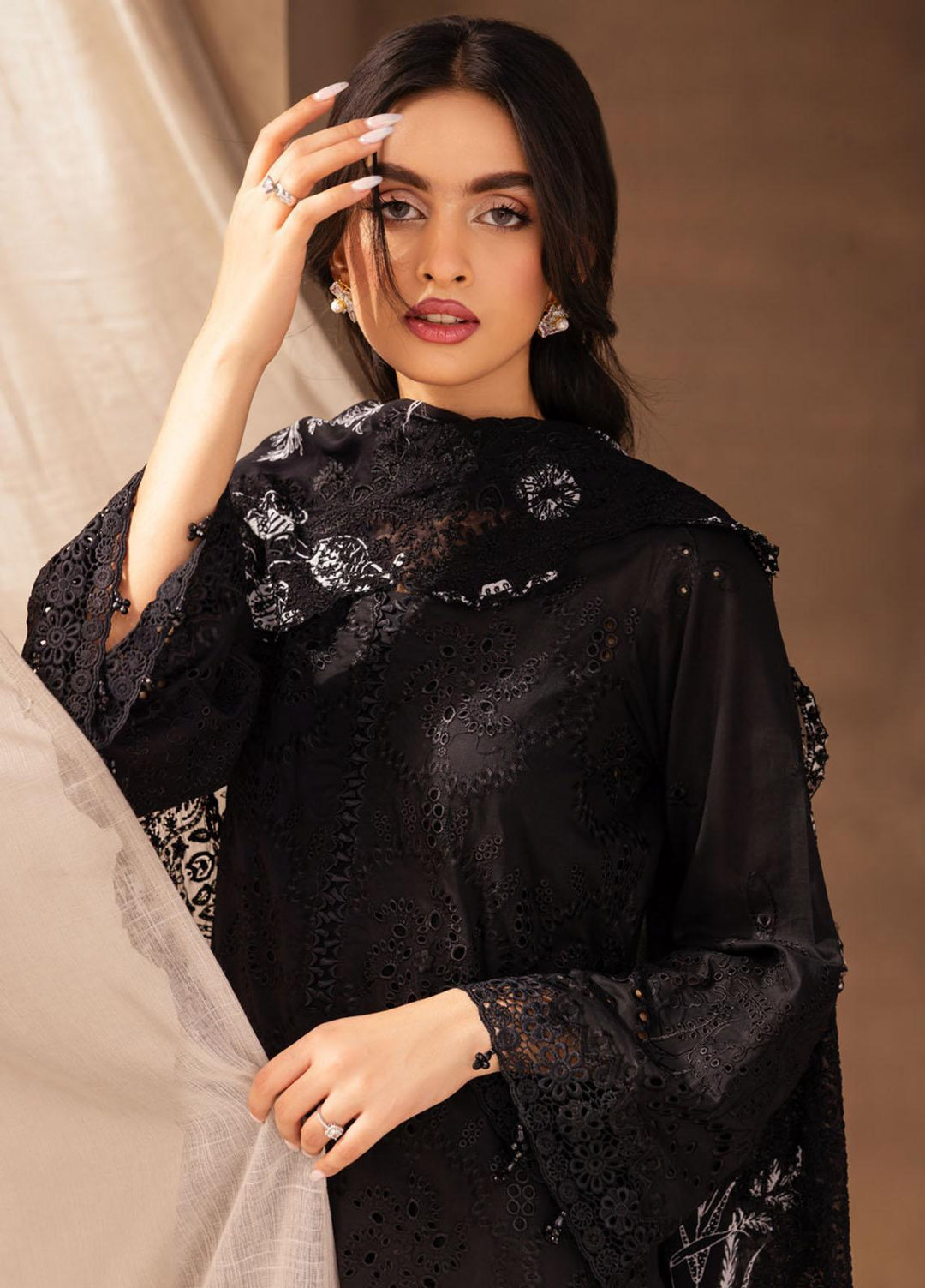 Koyal By Nureh Embroidered Lawn Suits Unstitched 3 Piece NU23KM B 06 - Summer Collection