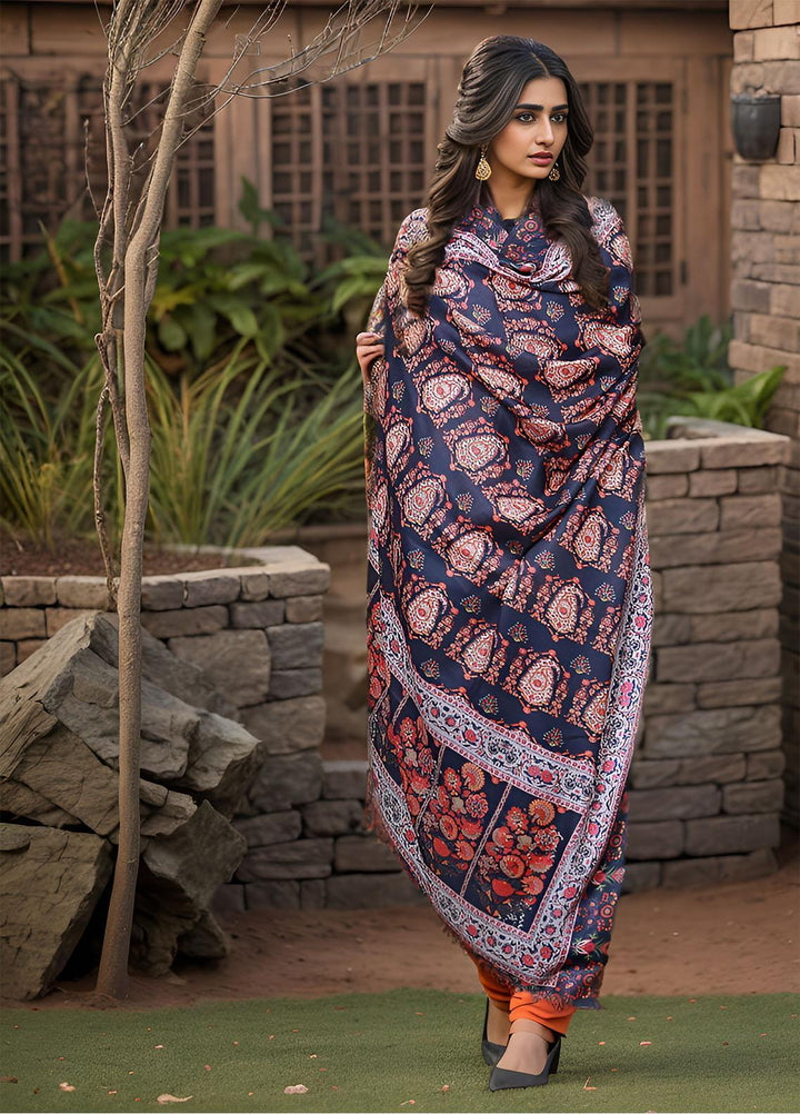 Sanaulla Exclusive Range  Pashmina  KPS 781 D-20 Multi 8 - Women Shawls