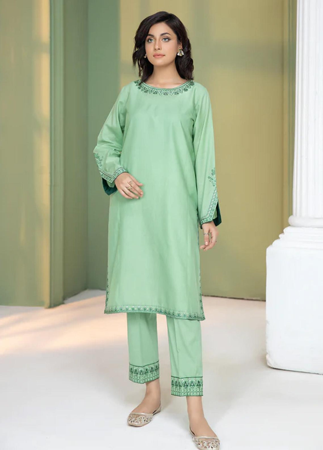 Kross Kulture Pret  Lawn Shirt KBID-22328 Sea Green