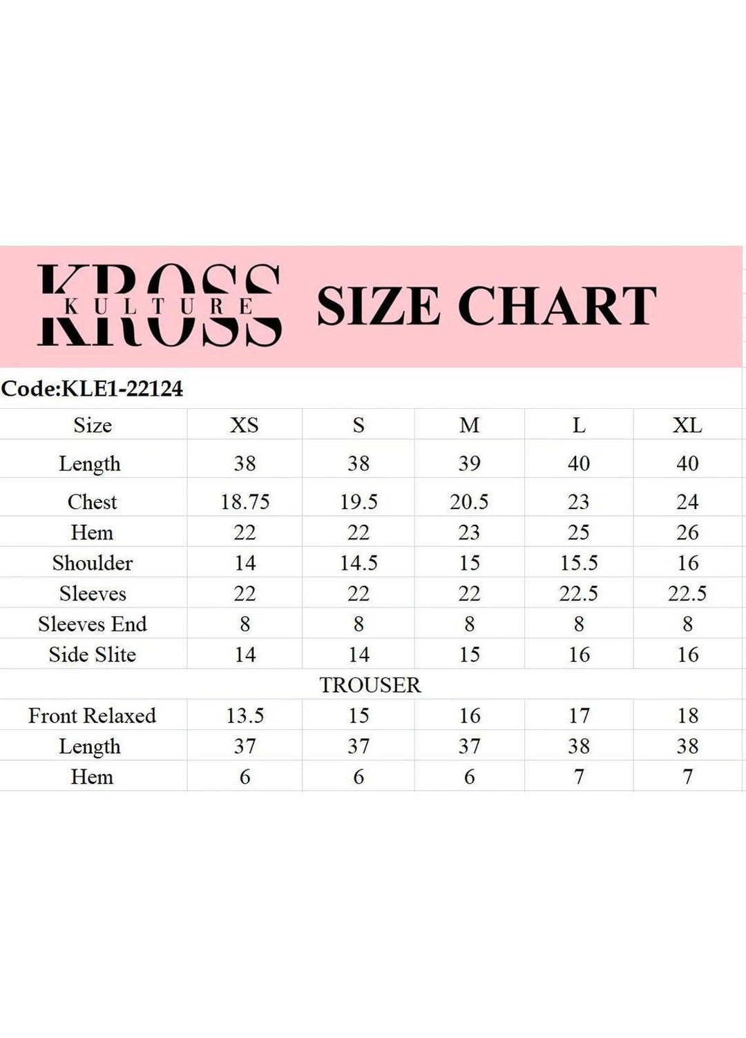 Kross Kulture Pret  Viscose 2 Piece KLX-22124 (Mom)
