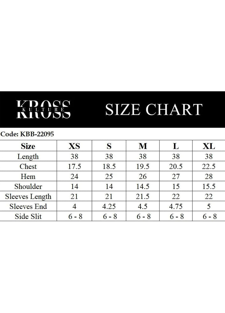 Kross Kulture Pret  Cambric Shirt KBB-22095 Black