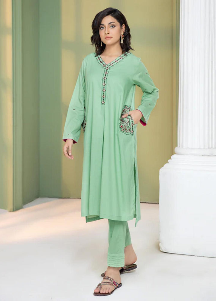 Kross Kulture Pret  Cambric Shirt KBID-22332 Green