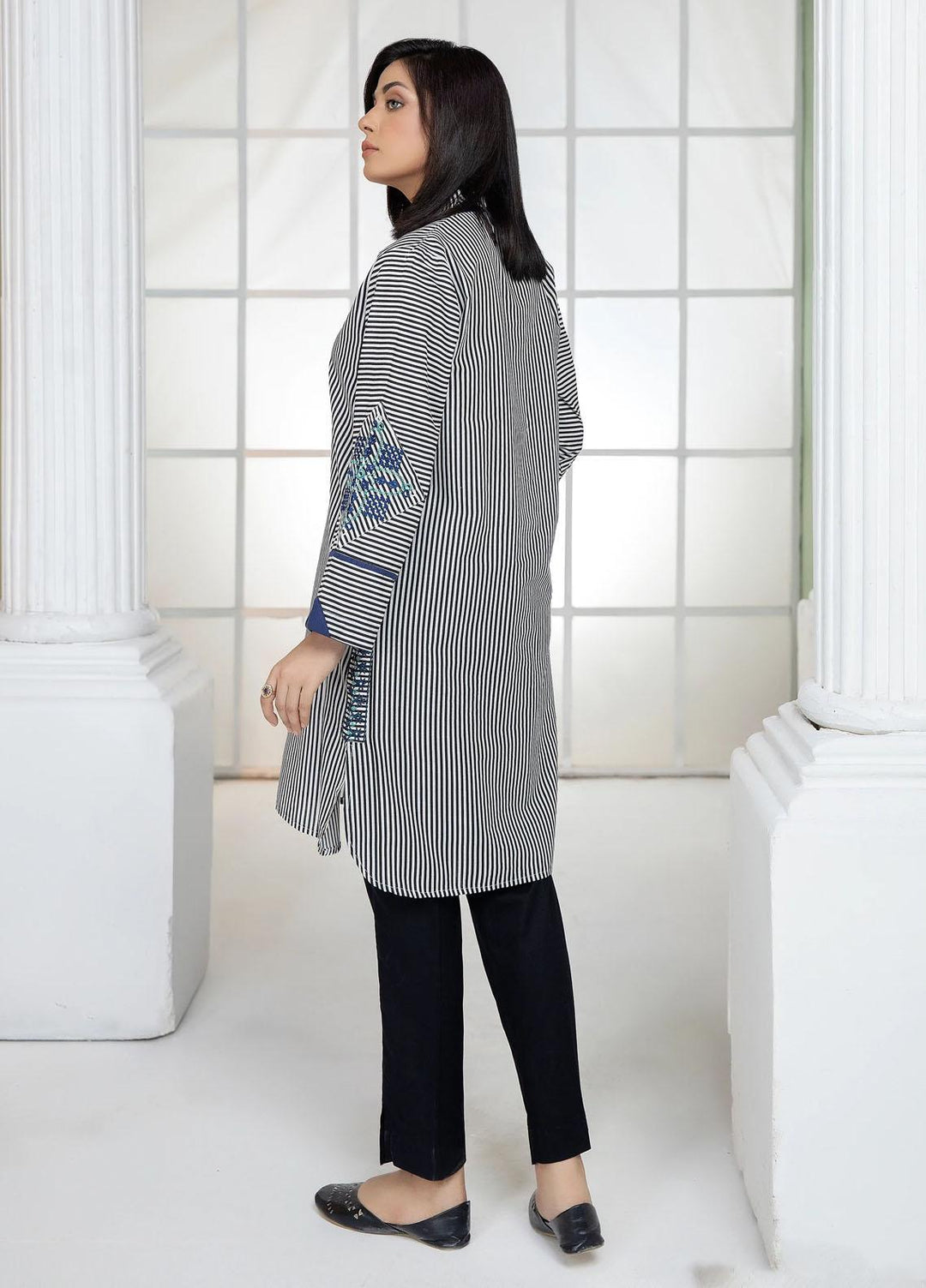 Kross Kulture Pret  Cambric Shirt KBB-22096 Blue Line