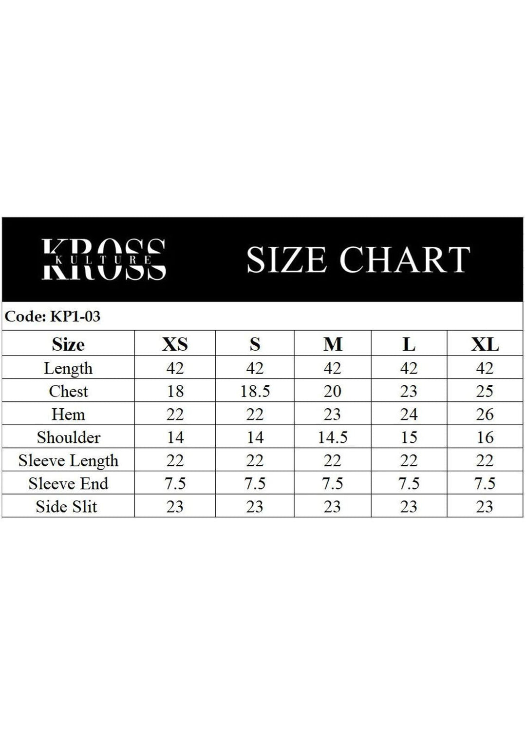 Kross Kulture Pret  Lawn Shirt KP1-03