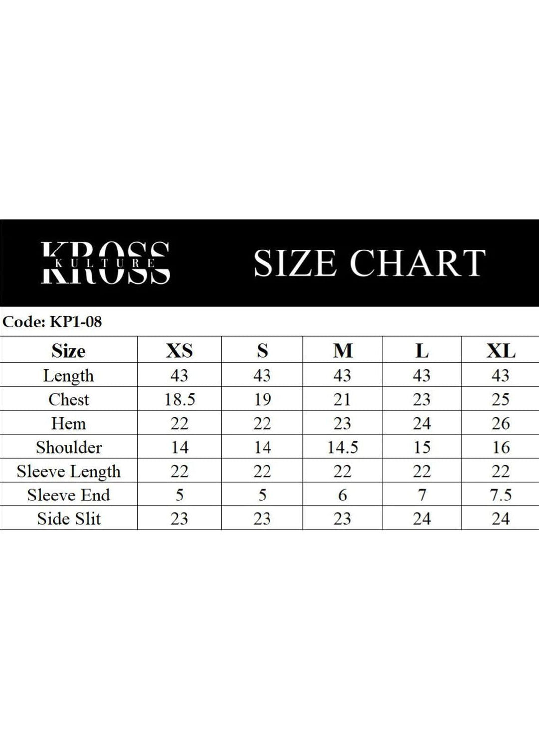 Kross Kulture Pret  Lawn Shirt KP1-08