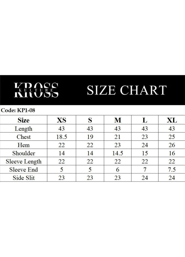 Kross Kulture Pret  Lawn Shirt KP1-08