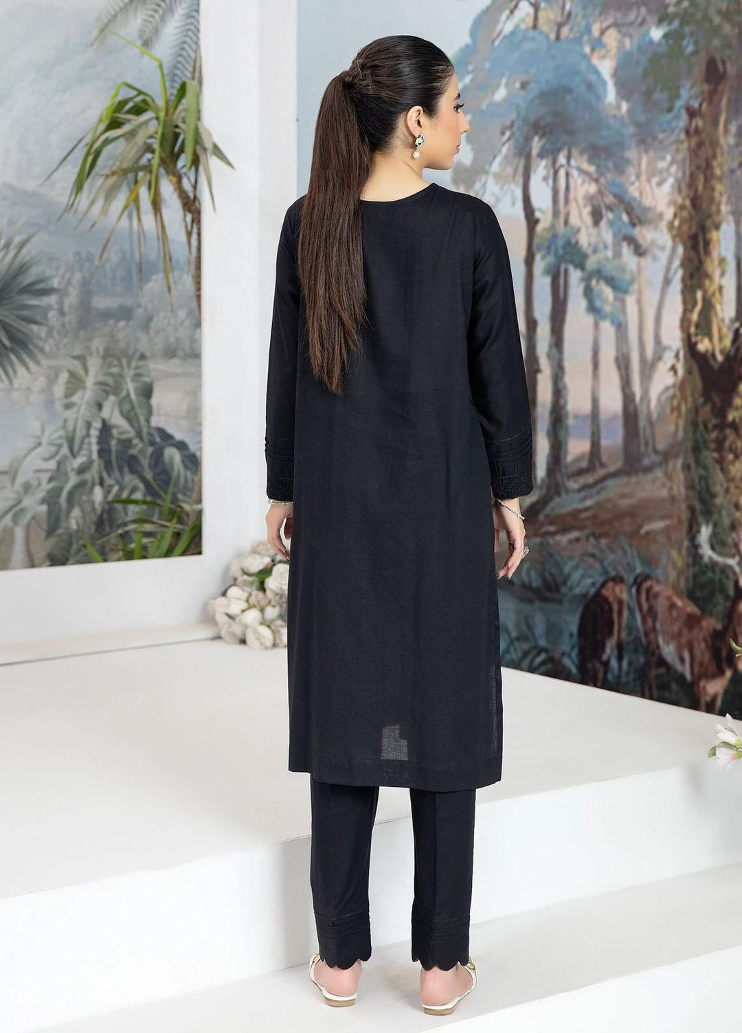 Kross Kulture Pret  Cambric 2 Piece Suit KGB-309 Black