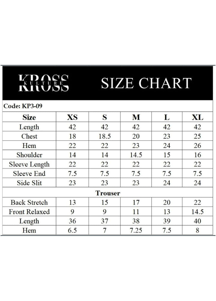 Kross Kulture Pret  Lawn 3 Piece Suit KP3-09