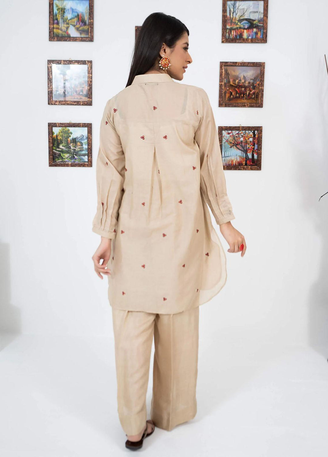 Kross Kulture Pret  Cotton Shirt KGF-269 Beige