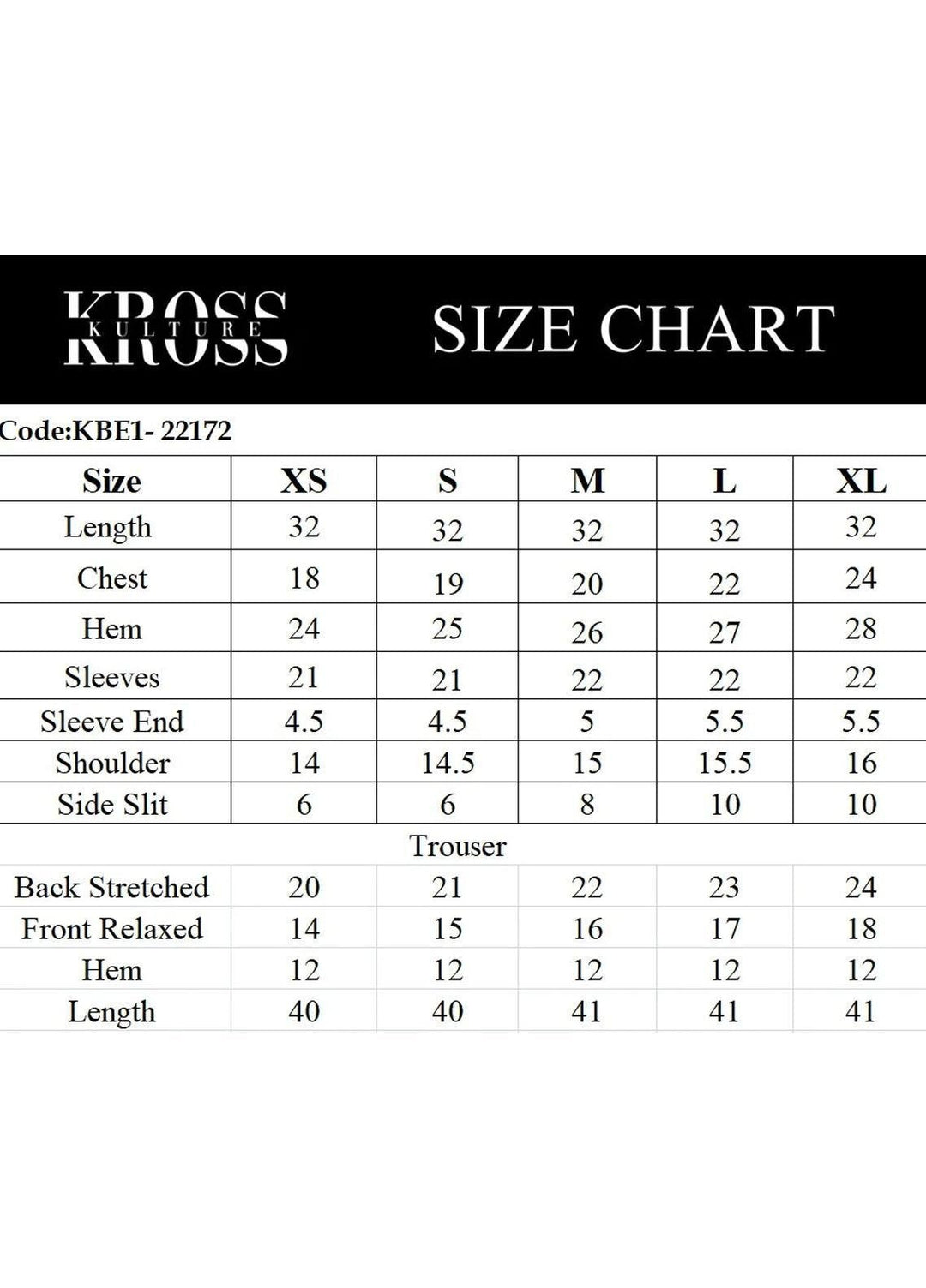 Kross Kulture Pret  Lawn Shirt KE-22172