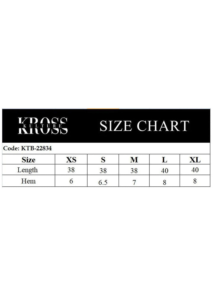 Kross Kulture Pret  Cambric Trouser KTR-22834 B White