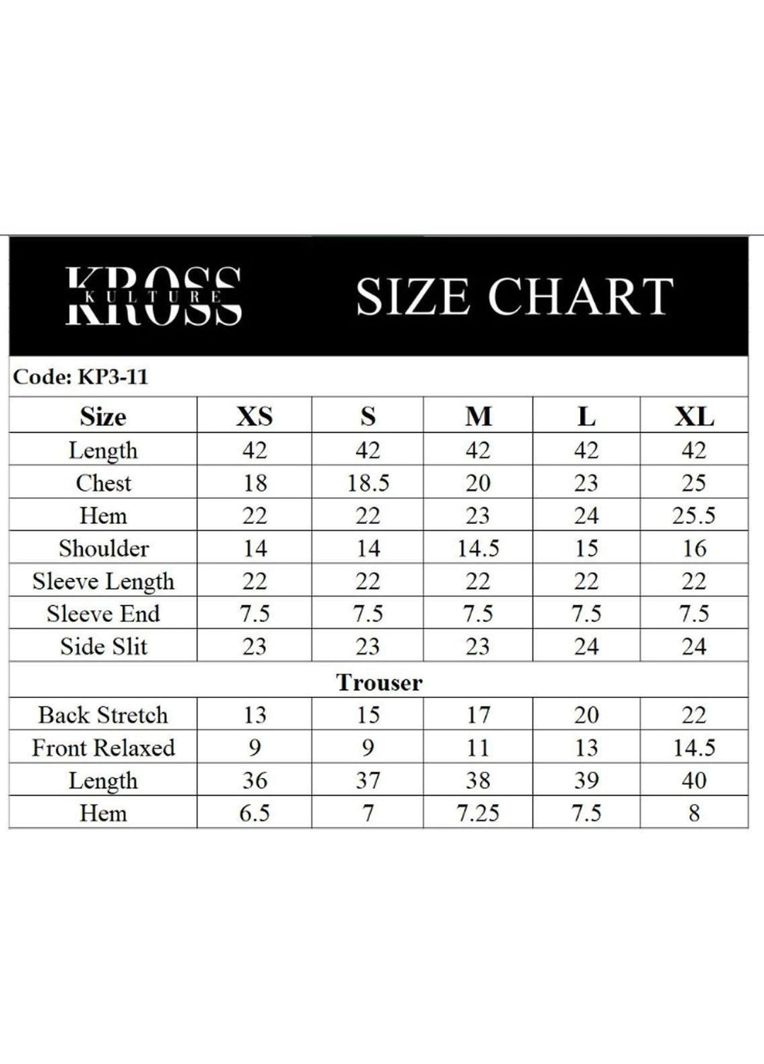 Kross Kulture Pret  Lawn 3 Piece Suit KP3-11