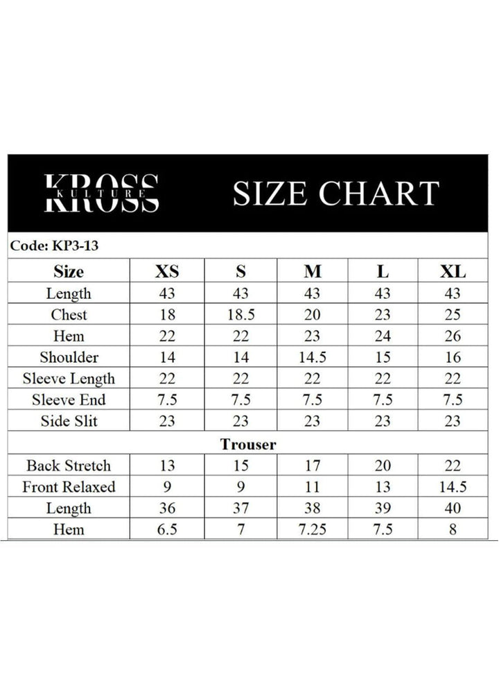 Kross Kulture Pret  Lawn 3 Piece Suit KP3-13