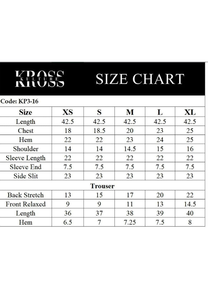 Kross Kulture Pret  Lawn 3 Piece Suit KP3-16