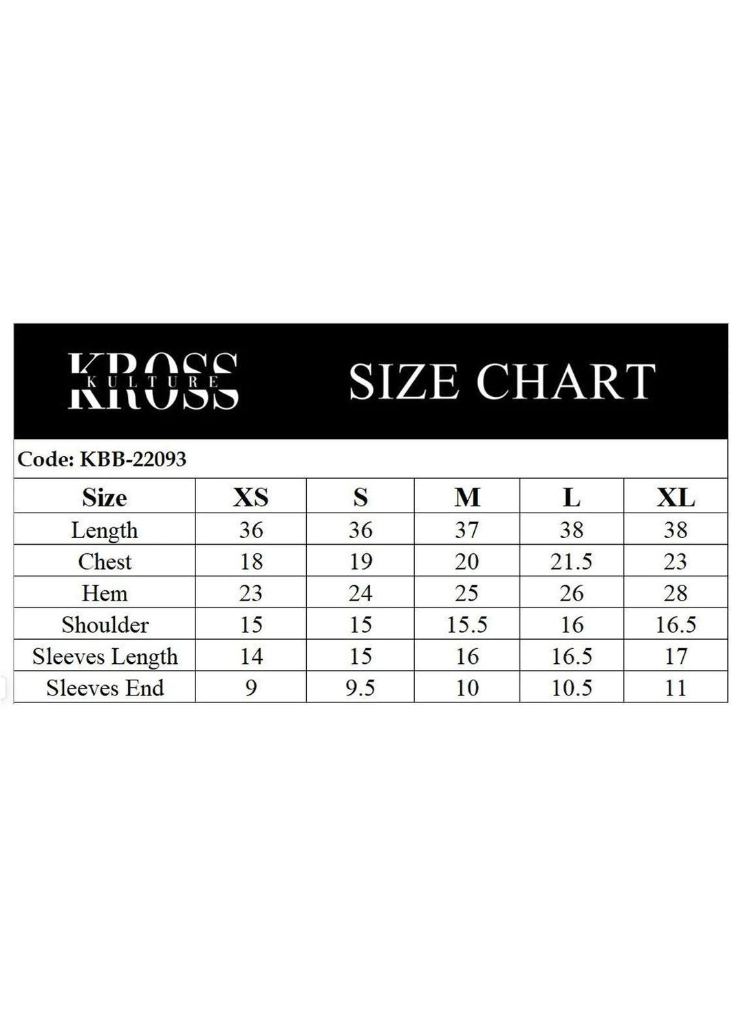 Kross Kulture Pret  Lawn Shirt KBB-22093 Black