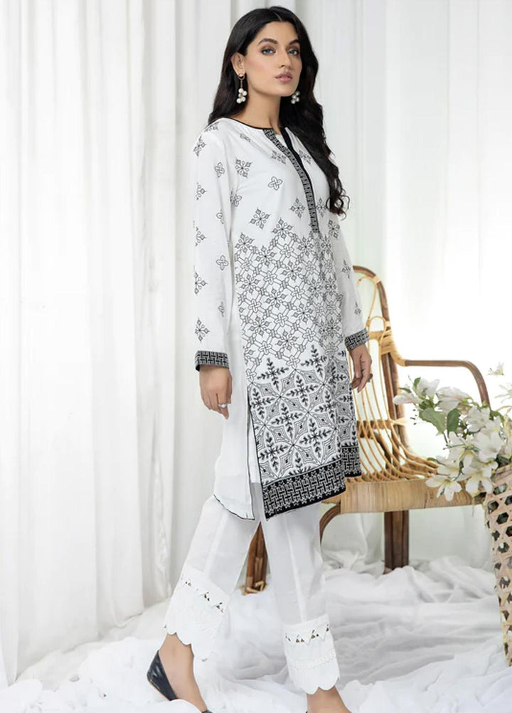 Kross Kulture Pret  Lawn Shirt KEB-22102 White
