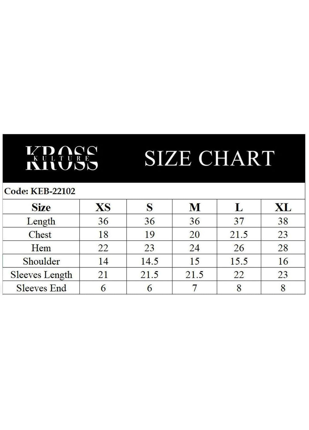 Kross Kulture Pret  Lawn Shirt KEB-22102 White