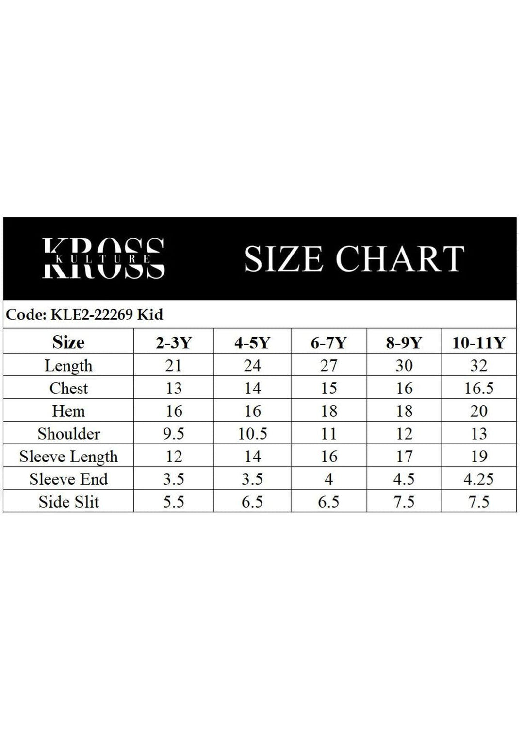 Kross Kulture Pret  Organza 2 Piece Suit KLE2-22269-Kids Lilk