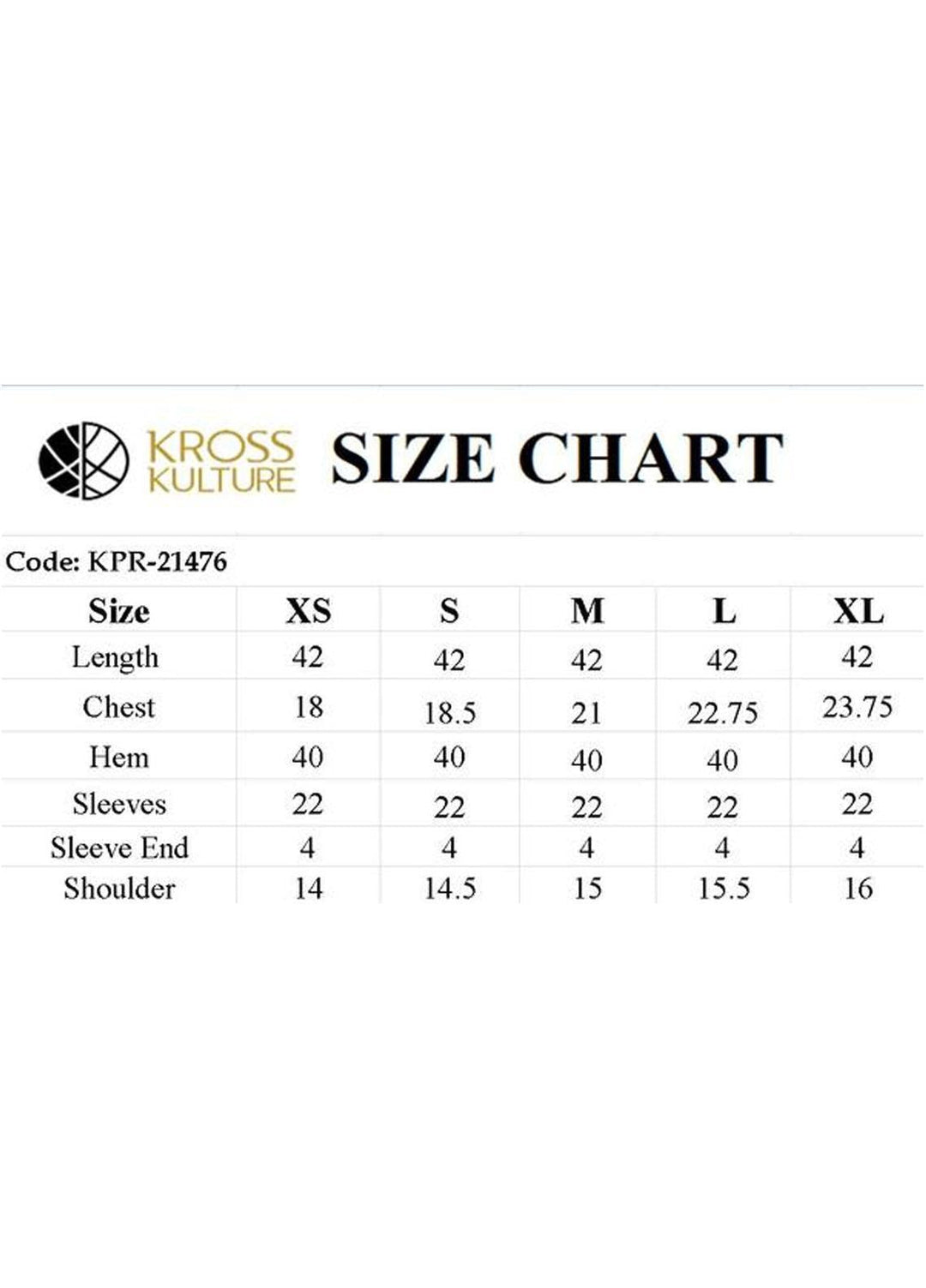 Kross Kulture Casual Pret  Khaddar Shirt KPR-21476 Pink