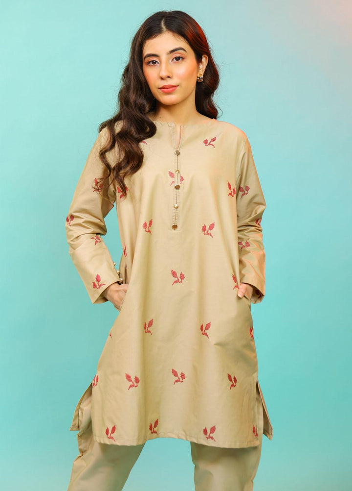 Kross Kulture Casual Pret   2 Piece Suit KGL-026 Beige