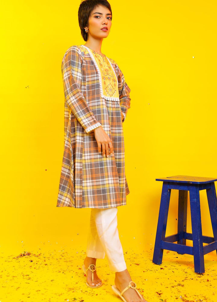 Kross Kulture Casual Pret   Shirt KGL-034 Brown