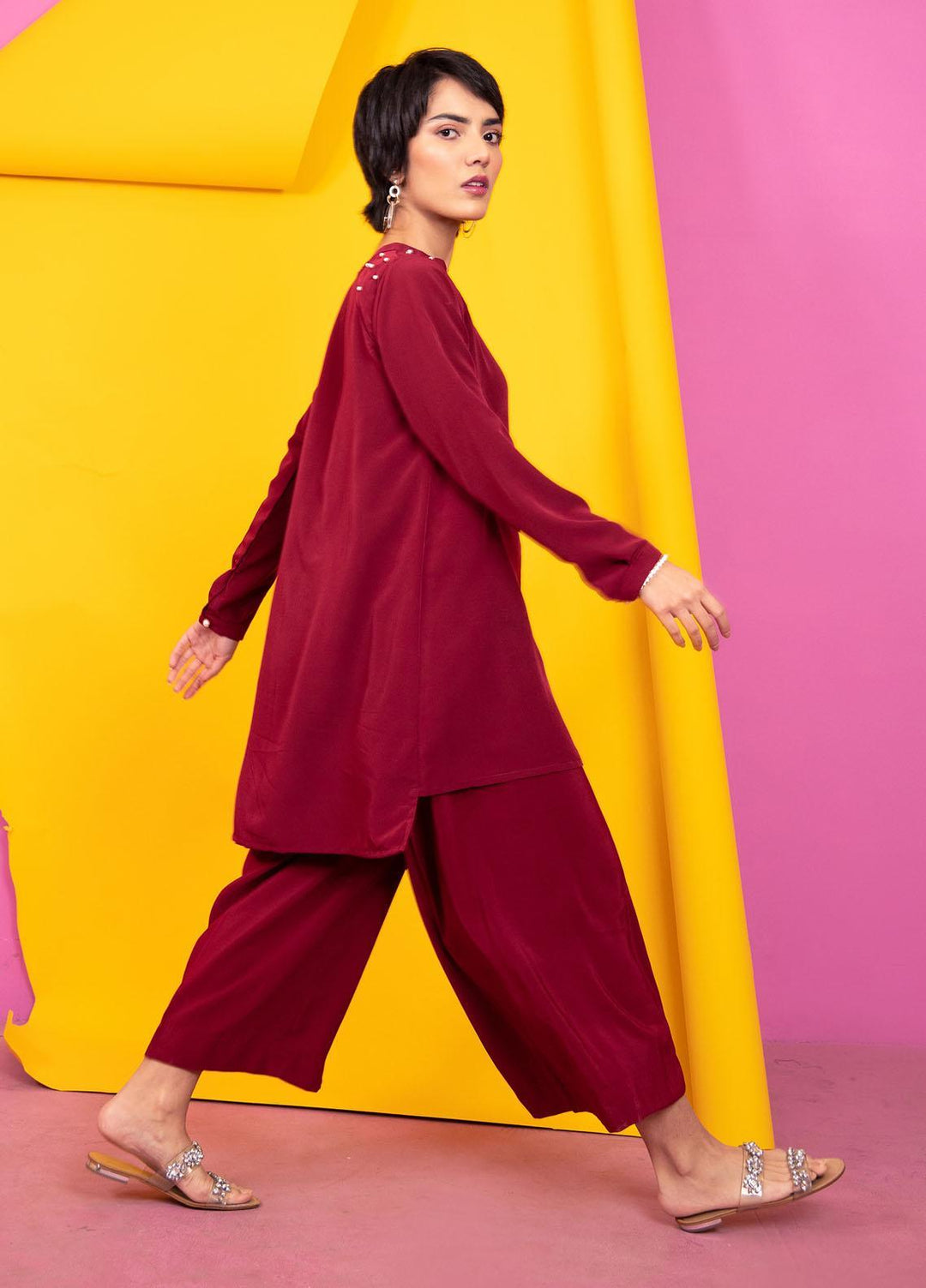 Kross Kulture Casual Pret  Silk Shirt KK21GP-2 KGL-RV-038