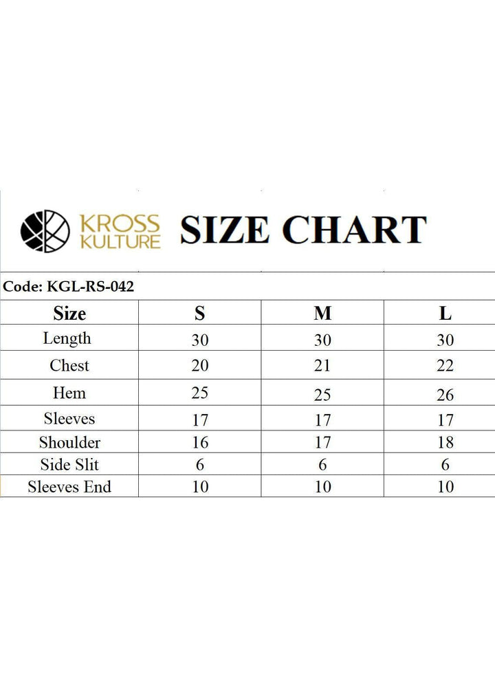 Kross Kulture Casual Pret  Cotton Shirt KK21GP-2 KGL-RV-042