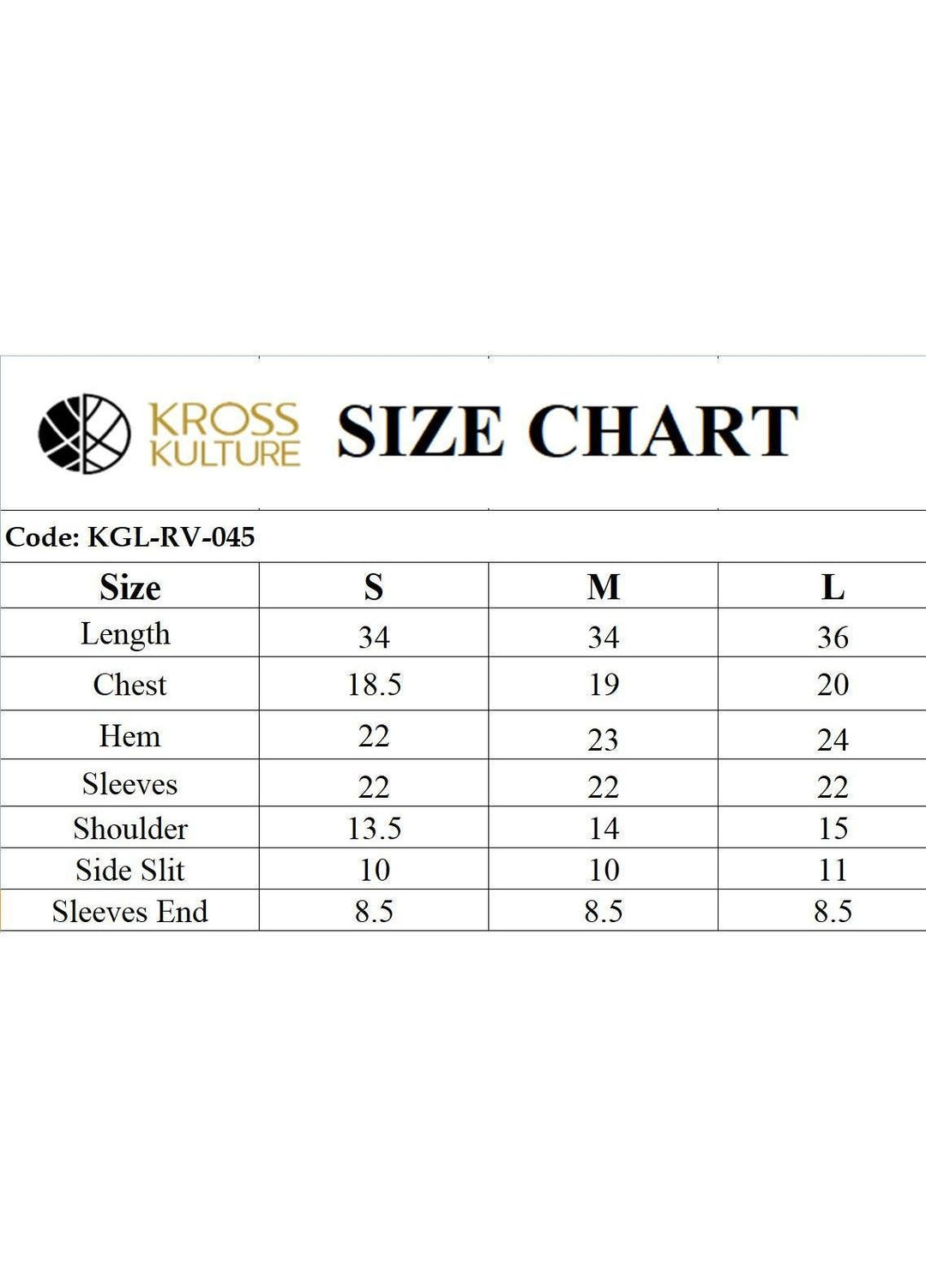 Kross Kulture Casual Pret  Cotton Shirt KK21GP-2 KGL-RV-045