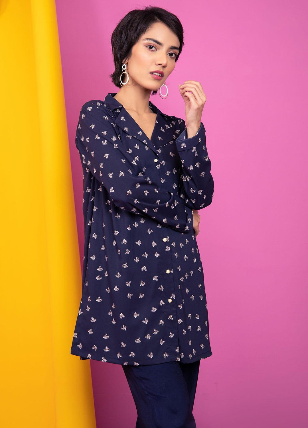 Kross Kulture Casual Pret  Silk Shirt KK21GP-2 KGL-RV-052