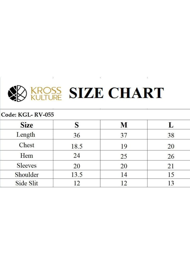 Kross Kulture Casual Pret  Cambric Shirt KK21GP-2 KGL-RV-055