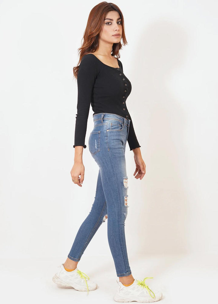 Kross Kulture Casual  Denim Jeans KWA-22-022 Light Blue