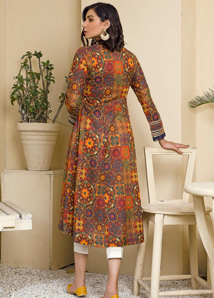 Kross Kulture Printed Lawn Stitched Kurties KPR-21192 Multi