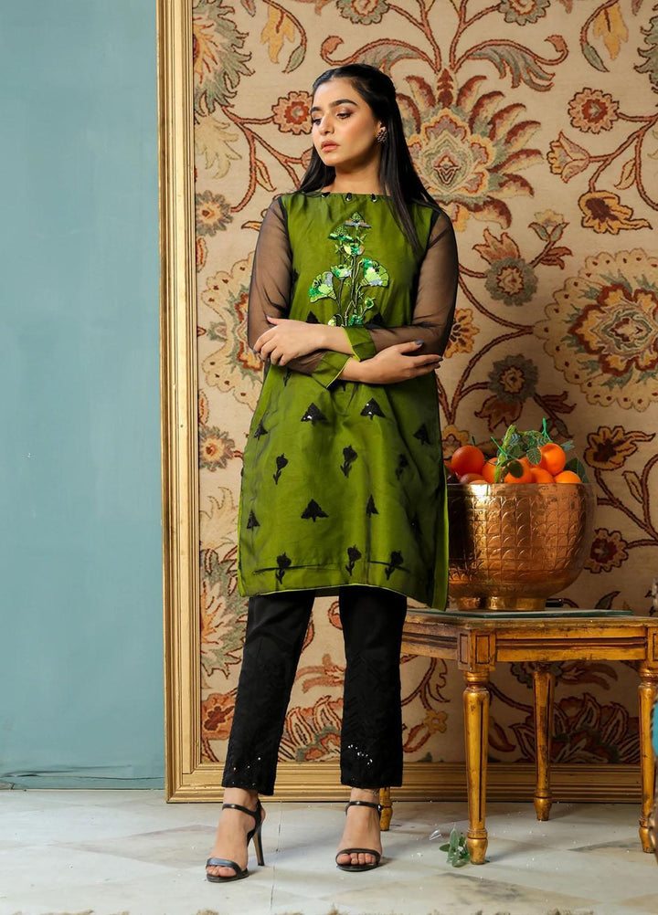 Kross Kulture Luxury Pret  Organza Shirt KX-21523