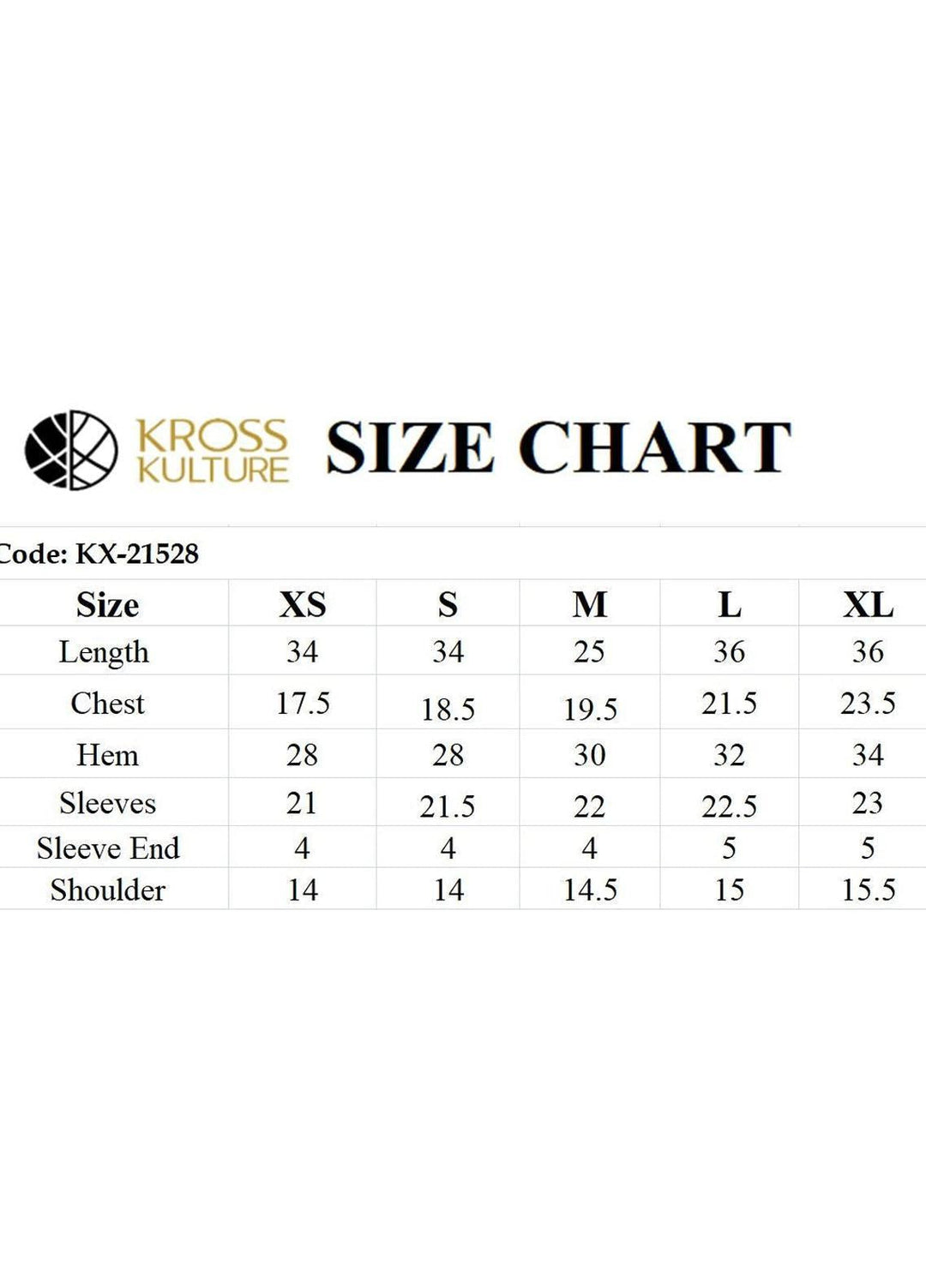 Kross Kulture Luxury Pret  Chiffon Shirt KX-21528