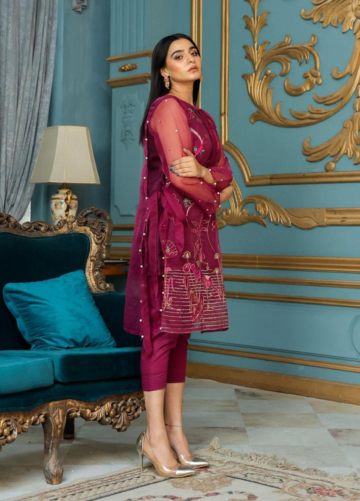 Kross Kulture Luxury Pret  Organza Shirt KX-21532