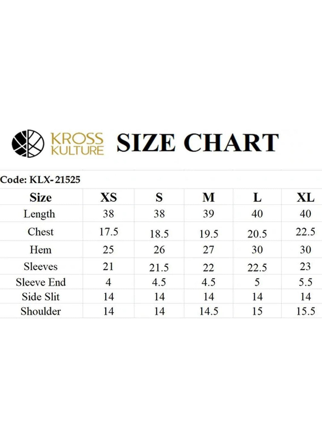 Kross Kulture Pret  Organza Shirt KX-21525