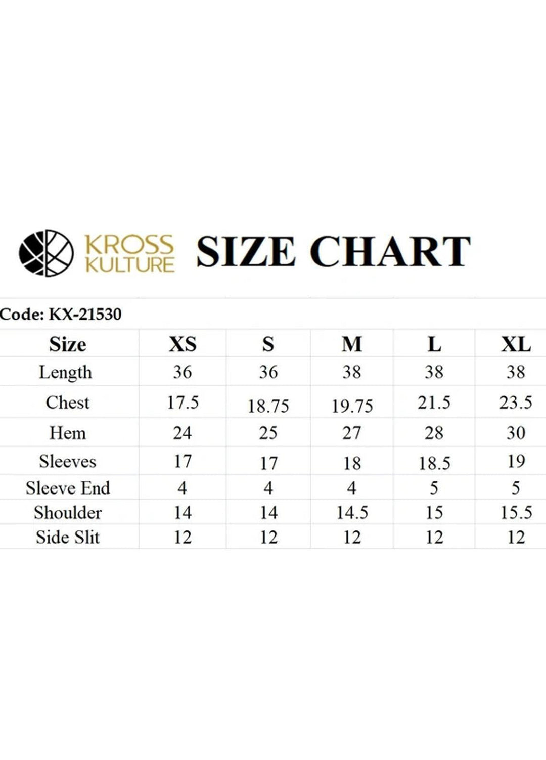 Kross Kulture Pret  Organza Shirt KX-21530