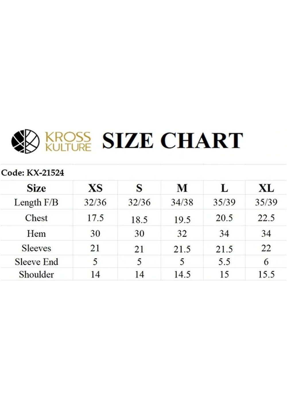 Kross Kulture Pret  Organza Shirt KX-21524