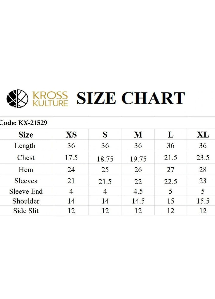 Kross Kulture Luxury Pret  Silk Shirt KLX-21529