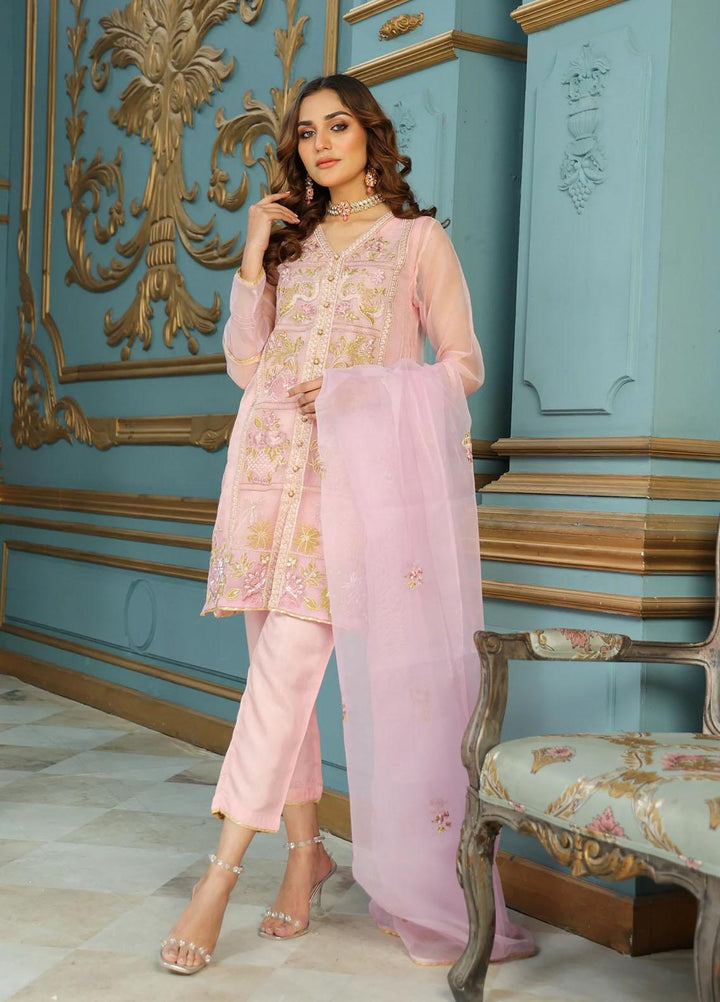 Kross Kulture Luxury Pret  Organza 3 Piece Suit KLX-21550