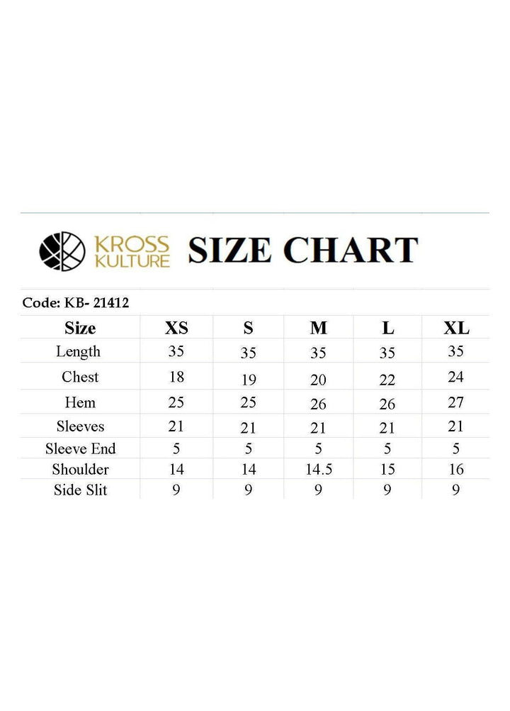 Kross Kulture Luxury Pret  Karandi Shirt KB-21412