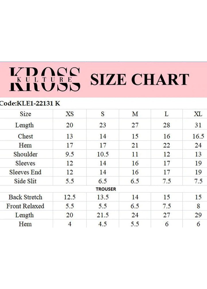 Kross Kulture Pret  Lawn 3 Piece KLX-22131 (Kid)