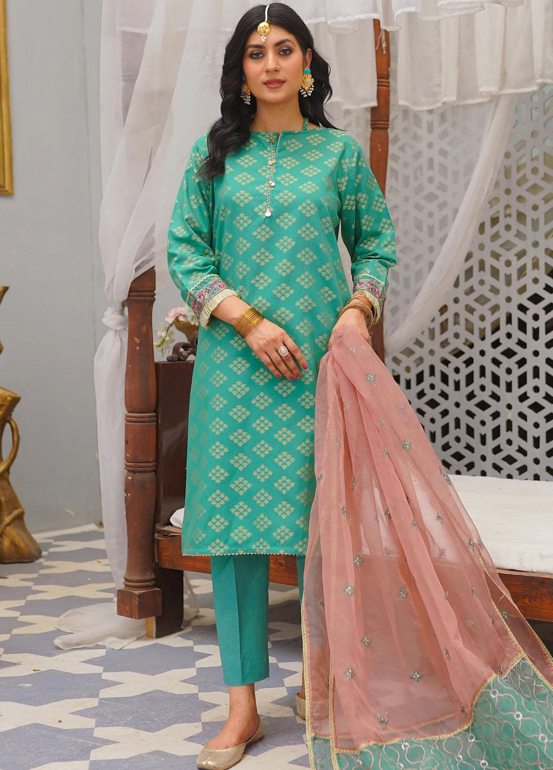 Kross Kulture Pret  Lawn 3 Piece KLX-22132 (Mom)