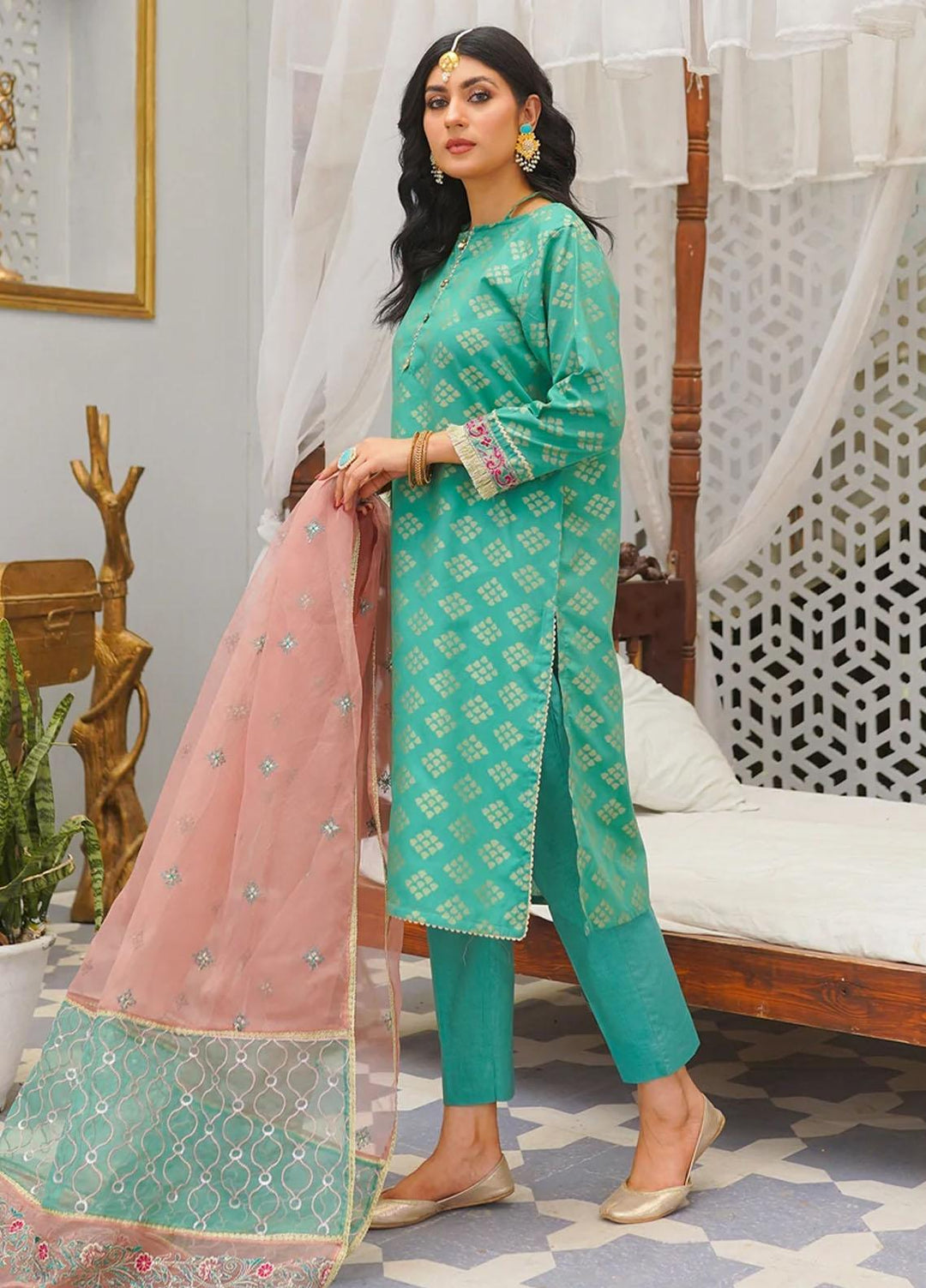 Kross Kulture Pret  Lawn 3 Piece KLX-22132 (Mom)