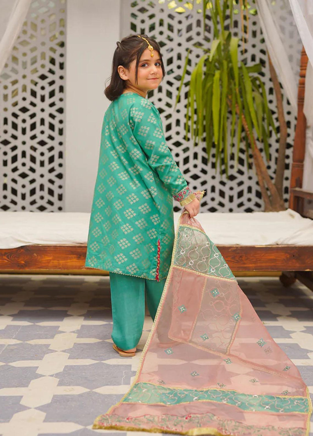 Kross Kulture Jacquard  Girls 3 Piece -  KLX-22132 (Kid)